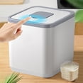 thumbnail image 1 of EGNMCR Gadgets de Cuisine, Protection contre les Marées Seau à Riz Scellé Boîte de Rangement Alimentaire pour la Maison Bocal de Rangement pour Riz Couvercle à Pression Conception Résistant aux Hautes Températures Peut Contenir 5 kg de Riz Seaux à Riz, 1 of 9