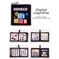 thumbnail image 2 of Soft Baby Cloth Book Infant Educational Black & White Traffic Animal Fruit Numbers Cognize Cloth Book Toy, 2 of 6