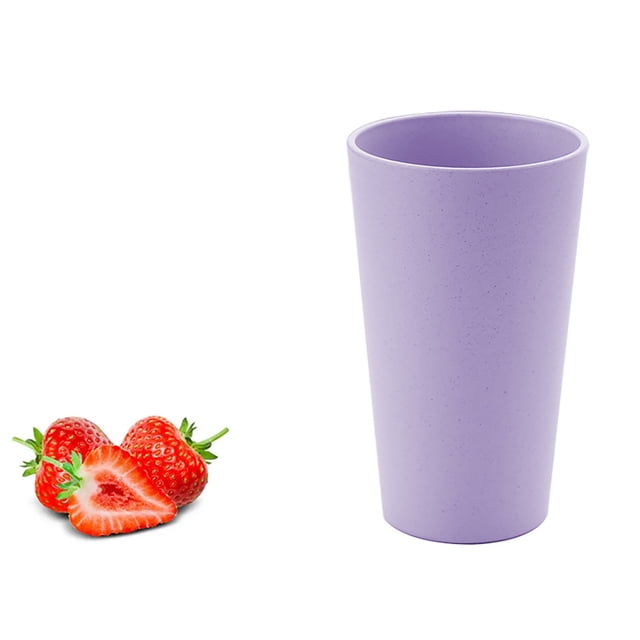 600Ml Mouthwash Cup | Large Capacity Brushing Cup | Durable Straw Material | Non-Slip Thickened Base | Comfortable Handle | Multi-Purpose Water Rinse Cup for Bathroom Kitchen Daily Use