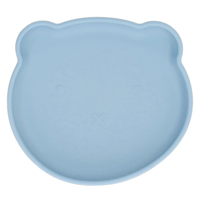Baby Suction Plate, Silicone Suction Plate Plate Cute Bear Shape Utensil Dish Plate For Baby