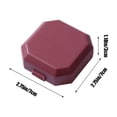 thumbnail image 3 of Portable Storage Box | Mini Travel Organizer | Six Space VC Classifier, Plastic, Easy-Open, Leakproof, Multicolor, 7.5x7x3cm, Lightweight Design, 3 of 6