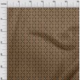 thumbnail image 3 of oneOone Velvet Brown Fabric Geometric Sewing Material Print Fabric By The Yard 58 Inch Wide, 3 of 5