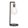 thumbnail image 3 of Henn&Hart 9" Blackened Bronze Metal/Glass Table Lamp, 3 of 10