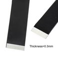 thumbnail image 5 of Cablecc USB 2.0 Type-A Male to Micro USB 5Pin Male Data Flat Slim FPC Cable for FPV & Disk & Phone 50cm, 5 of 5