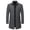 Style2-Gray jackets for men, variant on Mceream Men's Wool Pea Coat Notched Collar Single Breasted Overcoat Button Down Warm Winter Trench Coat Plus Size Outwear Chamarras De Trabajo Para Hombre Black L