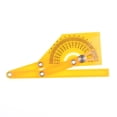 thumbnail image 3 of EGNMCR Portable 0-180 Degrees Angle Finder Plastic Protractor Goniometer Miter Gauge Angle protractor, 3 of 8