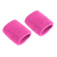thumbnail image 3 of koolsoo 2 Paires de Bracelets de Sport Colorés, Bracelets de Poignet Doux Évacuant l'Humidité Bandeaux Anti-Transpiration Rose Vert, 3 of 9