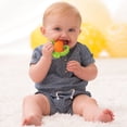 thumbnail image 3 of Infantino Lil' Nibbles Textured Baby Teething Toy, Orange Carrot, 3 of 4