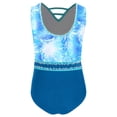 thumbnail image 2 of TSSOE Gymnastics Leotards for Girls Rhinestone Ballet Unitard One-Piece Sparkly Biketards Sport Activewear Snowflake 10, 2 of 3
