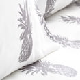 thumbnail image 2 of Safdie & Co. Sheet Sets 4PC Q Printed Microfiber Pineapples, 2 of 2
