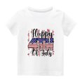 thumbnail image 4 of TopLLC Manches Courtes Col Rond Blouses & Chemises Chemises pour Enfants T-Shirt Graphique Manches Courtes Col Rond Crop Top pour 3-14 Ans Filles et Garçons T-Shirt Tee Blouse Fille, 4 of 4