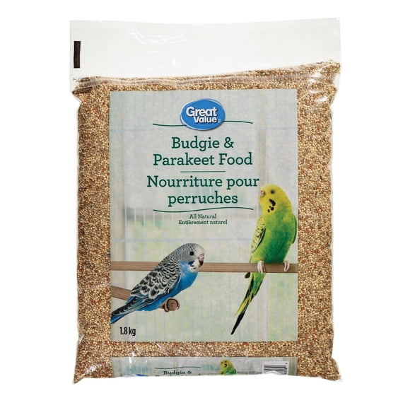Great Value Nourriture pour Perruches, 1.8kg