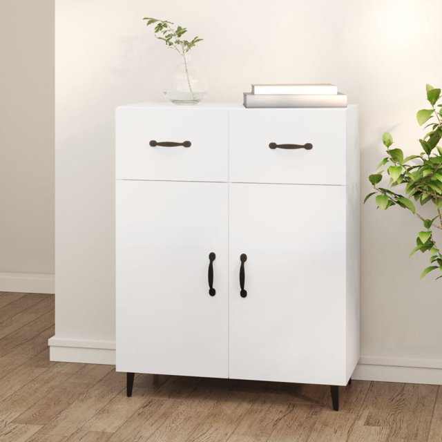 vidaXL Sideboard White 69.5x34x90 cm Engineered Wood