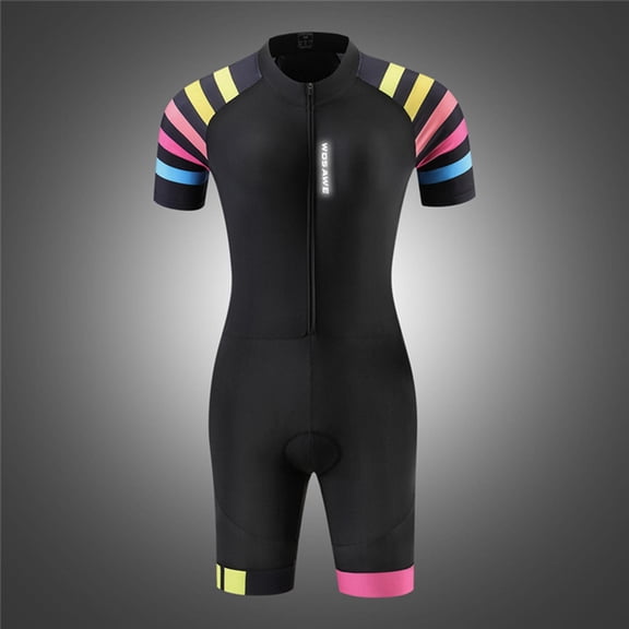 Combinaison de Cyclisme Triathlon à Manches Courtes Combinaisons de Sport Maillots de Cyclisme Combinaison de Vélo Ensemble Vêtements pour la Natation m