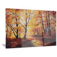 thumbnail image 1 of Design Art Forest in Autumn Landscape Metal Wall Art, 1 of 1