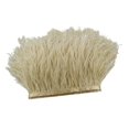 thumbnail image 2 of spellwife 1 Yard Dyed Ostrich Feather Fringe Trim Ribbon Embellishment Cream, 2 of 8