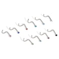 thumbnail image 4 of TIMIFIS Nose Rings 30Pcs/set Stainless Steel Nose Ring Nose Stud Body Piercing Jewelry ummer, 4 of 5