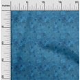 thumbnail image 2 of oneOone Velvet Blue Fabric Abstract Floral Sewing Material Print Fabric By The Yard 58 Inch Wide-2rb, 2 of 5