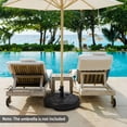 thumbnail image 2 of Costway Base Ronde Remplissable pour Parasol de Patio de 22 Pouces, Support Étanche/sable, Convient aux Perches de 1,5 Pouces et 1,9 Pouces, 2 of 10
