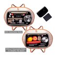 thumbnail image 4 of pitrice Felt Insert Bag Multi-functional Travel Cosmetic Bag For Girls On Go With Fine black S 22*11*13cm 1Set, 4 of 6