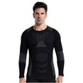 thumbnail image 1 of Men's Sweat-Wicking Heat Tech Underwear Warm Clothing Base Layer Clothes Long Sleeve Tops Thermal Tees Compressive Fit Cold Weather Layer, 1 of 4