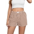 thumbnail image 1 of Plebaso Shorts Boxeurs pour Femmes Taille Élastique Shorts Décontractés Bas de Détente Confortables Shorts de Pyjama Amples Vêtements de Nuit, 1 of 6