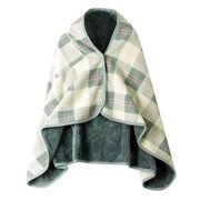 LNGOOR Throw Blanket Lady Multifunction Doublelayer Tartan Plaid Blanket Scarf Wrap Shawl Winter Warm A Heated Blanket Weighted Blankets for Adults A 24*18*9 A