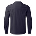 thumbnail image 5 of 2025 Chemise Homme Été Unie Décontractée Dragon à Boutons Grande Taille Chemise Ample Manche Grand Chemise Homme Col Rabattu Chemise à Boutons Manches Longues, 5 of 5