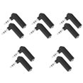 thumbnail image 3 of Audio Adapter, 90 Degrees Practical Male To Female Reliable 3.5mm Adapter Connector  For Stereo Headphone Earphone, 3 of 8