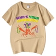 thumbnail image 5 of T-shirts à Col en V Filles T-Shirt à Manches Longues pour Enfants T-Shirt Décontracté Imprimé à Col Rond à Manches Courtes pour Filles T-Shirt Chemise Décontractée, 5 of 5