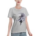 thumbnail image 2 of T-Shirt Basique à Manches Courtes pour Femmes Demon Slayer Ninja Papillon, 2 of 6
