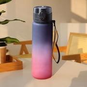 Meitianfacai 650ml Gradient Color Sports Water Bottle Leak Proof Design With Built-in Filter For Outdoor Activities Gym Hiking