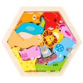 thumbnail image 1 of 3D Wooden Jigsaw Puzzles Blocks Logical for Age 4+ Kids Animal, 1 of 8