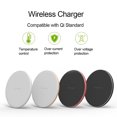 thumbnail image 2 of Mistaha Chargeur Sans Fil Portable en Alliage d'Aluminium Ultra Mince de Forme Ronde, Norme Qi, 10 W, Base de Charge Rapide, 2 of 8