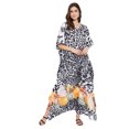 thumbnail image 2 of Caftans Longs pour Femmes Grande Taille Robe Caftan Robe de Soirée Fête Été Plage Robe d'Été Manches Kimono Longues Robes Décontractées en Ligne, 2 of 7