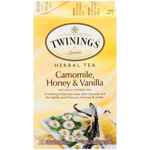 Twinings Camomile, Honey & Thé à base de plantes de vanille 20s