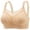 Beige, variant on Kyusrd Push Up Full Coverage Bras For Women Floral Lace No Underwire Underwear Adjustable Shoulder Strap Full Coverage Comfort Daily Bras