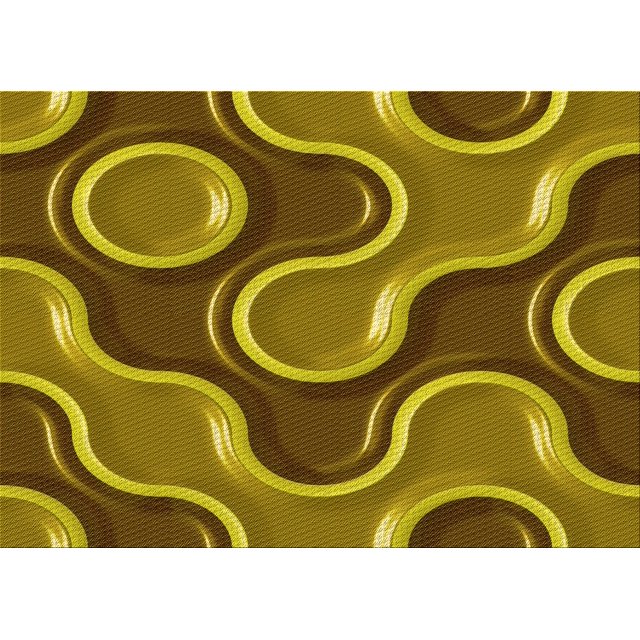 Ahgly Company Tapis d'Intérieur Lavables en Machine, Rectangle Transitionnel Brun Bronze Foncé, 8' x 12'
