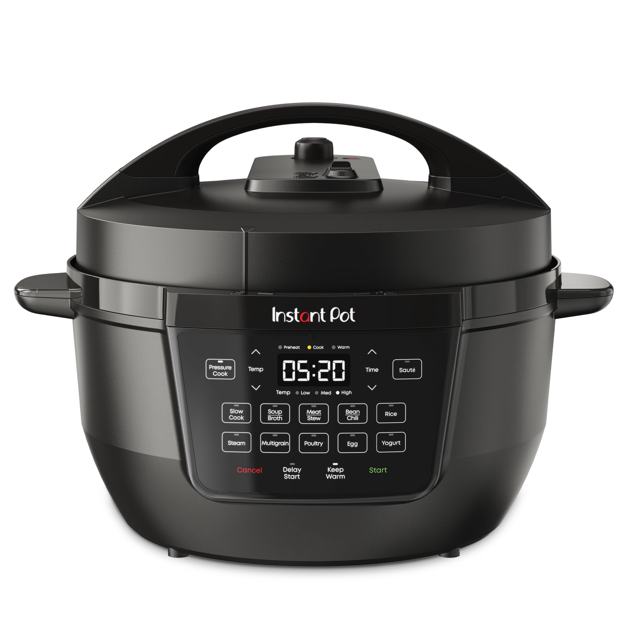 Instant Pot RIO Wide Base, 7.5 Quarts, Large Searing Base, WhisperQuiet Steam Release, 7-in-1 Electric Multi-Cooker, Pressure Cooker, Slow Cooker, Rice Cooker, Steamer, SautÃ©, Yogurt & Warmer