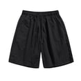 thumbnail image 3 of Mens Shorts, Mens Summer Casual and Comfortable Drawstring Pocket Elastic Waist Shorts, 3 of 4