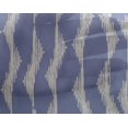 thumbnail image 4 of oneOone Georgette Viscose Fabric Abstract Stripe Ikat Print Fabric By The Yard 42 Inch Wide, 4 of 4