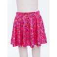 thumbnail image 2 of TiaoBug Girls Flared Pleated A-Line Skirts Shiny Metallic Dance Performance Costume Cheerleading Uniform Hot Pink XS, 2 of 7