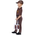 thumbnail image 2 of UPS Delivery Driver Costume for Kids by Rubies, Boys, 2 of 6