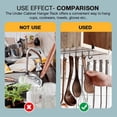 thumbnail image 5 of TopLLC Storage Bins Under Cabinet Hanger Rack Kitchen Paper Roll Holder Towel Hanger Rack Bathroom Organizer Storage Bags, 5 of 5