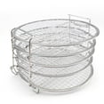 thumbnail image 3 of Stainless Steel Dehydrator Rack 5-layer Air Fryer Accessories; 5-layer Air Fryer Stand Pressure Cooker Accessories Replacement for Ninja Foodi, 3 of 8
