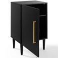 thumbnail image 4 of Pemberley Row MDF Matte Black Media Cabinet Rectangular Adjustable Shelf 33.5"H Unassembled, 4 of 7