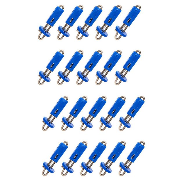 20 Pcs Clips d'Appâts pour Pêche en Mer, Clip de Libération d'Impact, Accessoire de Pêche