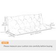 thumbnail image 3 of Outsunny 3-Seater Outdoor Bench Swing Chair Replacement Cushions, 3 of 10