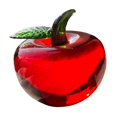 thumbnail image 4 of relayinert Fruit Statue Creative Glass Desk Decor Pear Car Dashboard Room Living Bedroom for Apple, 4 of 6