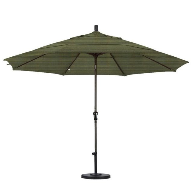 California Umbrella Parasol de Patio 11 Pieds en Terrasse Fougère